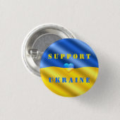 Support Ukraine Button - Freiheit (Vorne & Hinten)