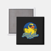 Support Ukraine Rubber Duck Ukrainian Flag Stand W Magnet (Vorderseite/Rückseite)
