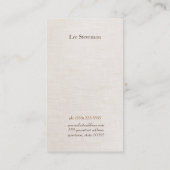 Support-Visitenkarte Visitenkarte (Rückseite)