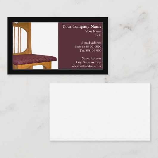 Support-Visitenkarte Visitenkarte (Vorne/Hinten)