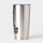 Support Your Local Bigfoot Funny Bigfoot Lover Thermobecher (Links)