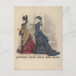 Support Your Local Girl Gang Postkarte