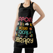 Support Your Local Library Book Readers Lovers Schürze (InSitu)