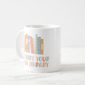 Support Your Local Library Kaffeetasse (Vorderseite Links)