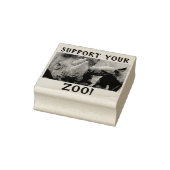 "Support Your Zoo" Gummistempel (Stempel)