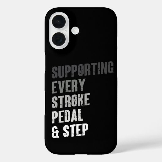 Supporting Every Stroke Pedal & Step - Multisport  Case-Mate iPhone Hülle (Rückseite)