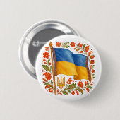 Supporting UKRAINE Button (Vorne & Hinten)
