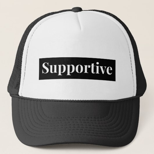 Supportiver Trucker Hat Truckerkappe (Vorderseite)