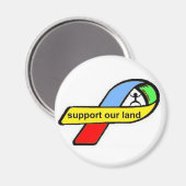 SupportOurLand Magnet (Vorderseite/Rückseite)