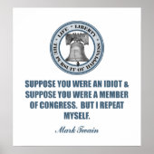 Suppose - Mark Twain Poster (Vorne)