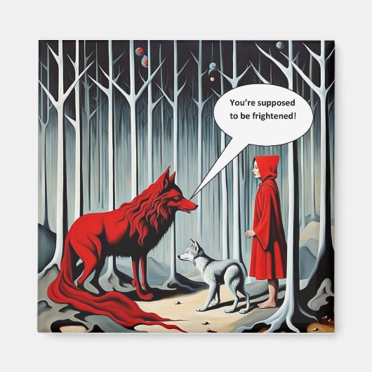 Supposed to be frightened magnet (Vorne)