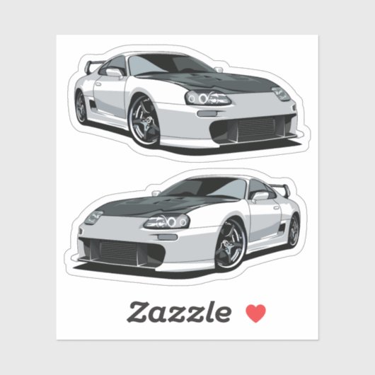 Supra Car Sticker (Blatt)