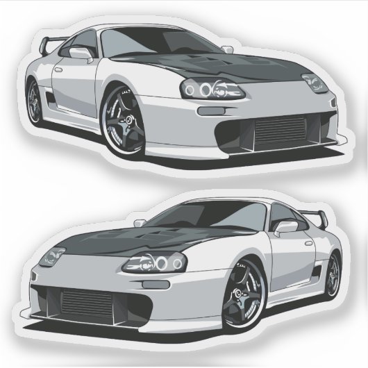 Supra Car Sticker (Vorderseite)