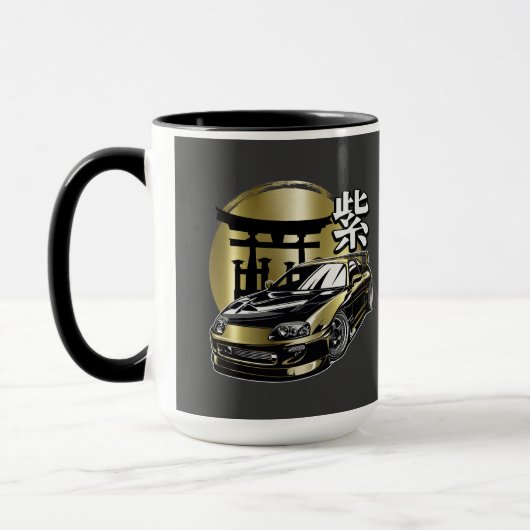 Supra Mk 4 Golden Drift Car Tasse (Links)