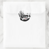 Supra Rollin' Runder Aufkleber (Tasche)
