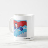Supraleiter-Cartoon Kaffeetasse (Vorderseite Links)