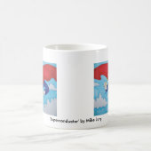 Supraleiter-Cartoon Kaffeetasse (Mittel)