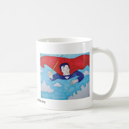 Supraleiter-Cartoon Kaffeetasse (Rechts)