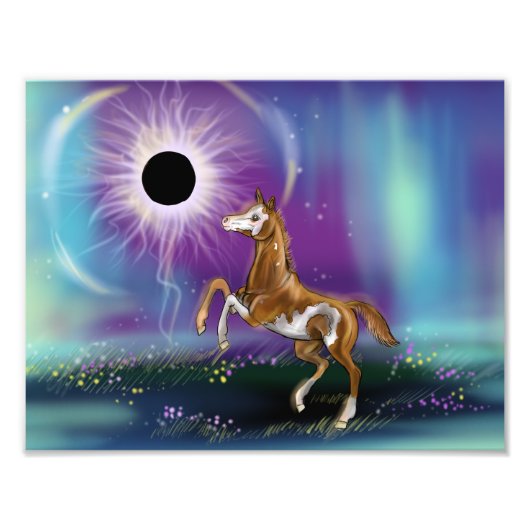 Supraphe Eclipse Baby Horse WIP-Druck Fotodruck (Vorne)