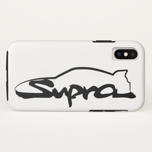 SupraSilhouette Case-Mate iPhone Hülle (Rückseite (Horizontal))