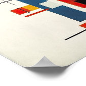 Suprematismus Cross Poster Art (Ecke)