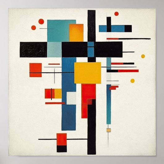 Suprematismus Cross Poster Art (Vorne)