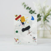 Suprematismus | Kazimir Malevich Postkarte (Stehend Vorderseite)