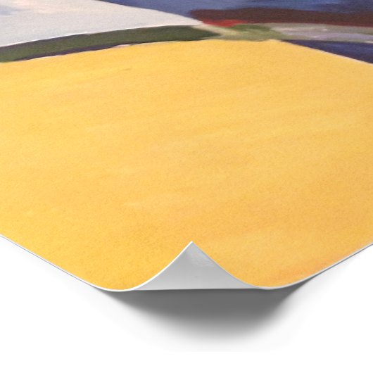 Suprematismus mit Dreieck Poster (Ecke)