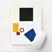 Suprematismus. Selbstportrait in zwei Dimensionen Mousepad (Mit Mouse)