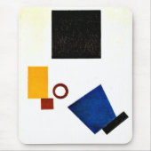 Suprematismus. Selbstportrait in zwei Dimensionen Mousepad (Vorne)