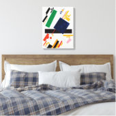 Suprematismus von Kazimir Malevich Leinwanddruck (Insitu (Schlafzimmer))