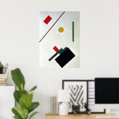 Suprematistische Zusammensetzung, 1915 Poster (Heimbüro)