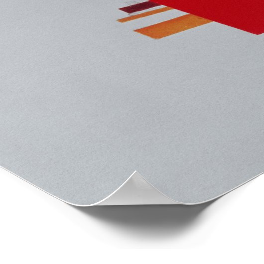 Suprematistische Zusammensetzung, 1915 Poster (Ecke)