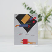 Suprematistische Zusammensetzung, 1915 Postkarte (Stehend Vorderseite)