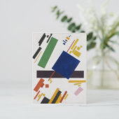 Suprematistische Zusammensetzung von Kazimir Malev Postkarte (Stehend Vorderseite)
