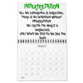 SUPREME ASSAILANT CALENDAR KALENDER (Mär 2026)