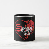 Supreme Black in Tech-Tasse Tasse (Zentrum)