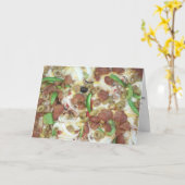 "Supreme Pizza" Get Well Card Karte (Gelbe Blume)