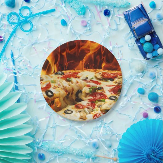 Supreme Pizza Pappteller (Party)