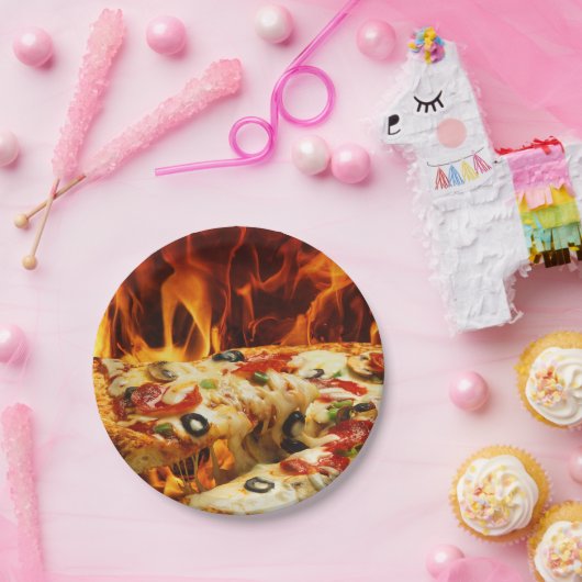 Supreme Pizza Pappteller (Party)