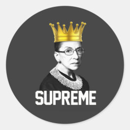 SUPREME RBG RUNDER AUFKLEBER