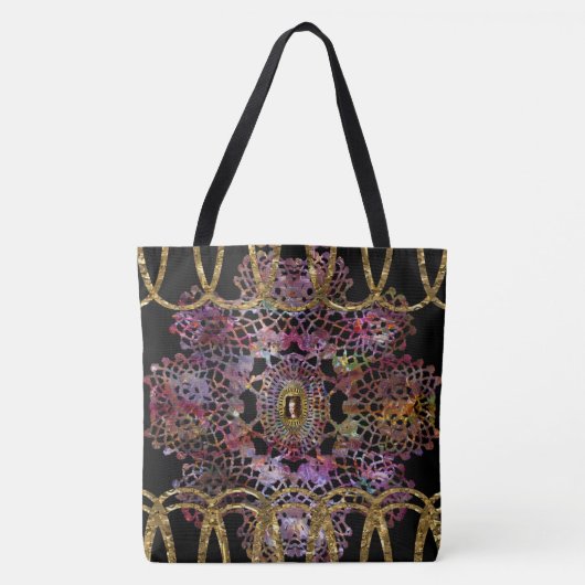 Suprine Cool Girly Baroque Muster Tasche (Vorderseite)