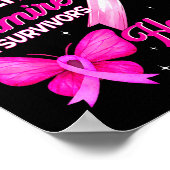 Suprt Admire Honor Breast Cancer Awareness Shirts Poster (Ecke)