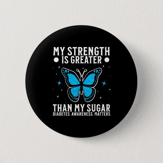 Suprt Diabetes Awareness Month Diabetes For Women  Button (Vorderseite)