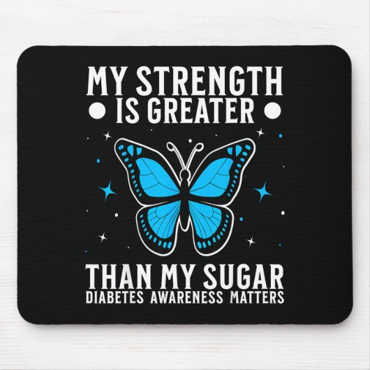 Suprt Diabetes Awareness Month Diabetes For Women  Mousepad (Vorne)