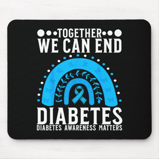 Suprt Diabetes Awareness Month For Diabetes Women  Mousepad (Vorne)