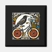 Suprt Local Artists  Magnet (Vorne)