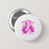 Suprt Squad Breast Cancer Awareness Nk Ribbon Wome Button (Vorne & Hinten)