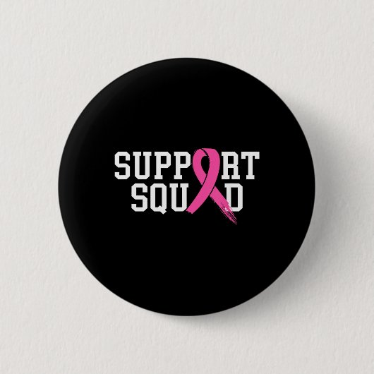 Suprt Squad Brustkrebsmonat nk Button (Vorderseite)