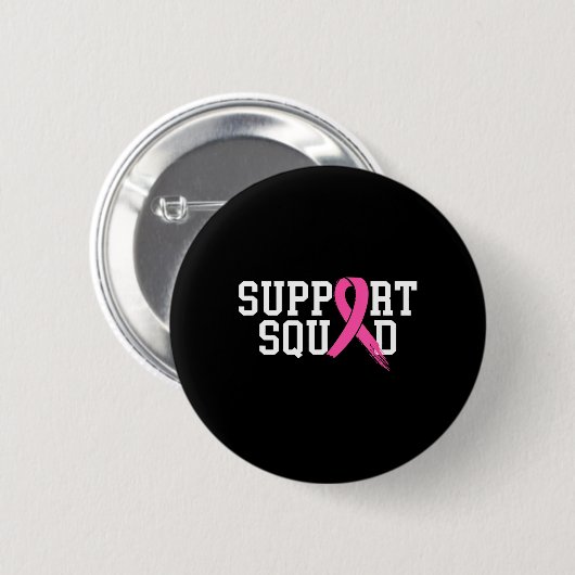Suprt Squad Brustkrebsmonat nk Button (Vorne & Hinten)